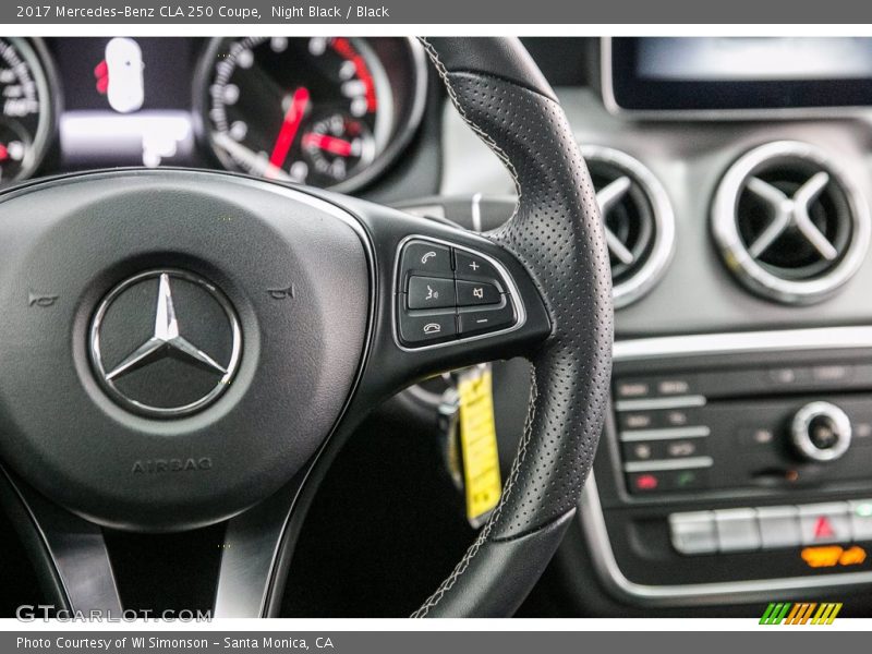 Night Black / Black 2017 Mercedes-Benz CLA 250 Coupe