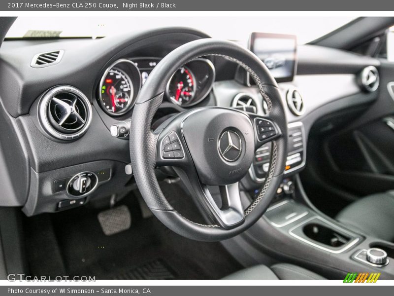 Night Black / Black 2017 Mercedes-Benz CLA 250 Coupe