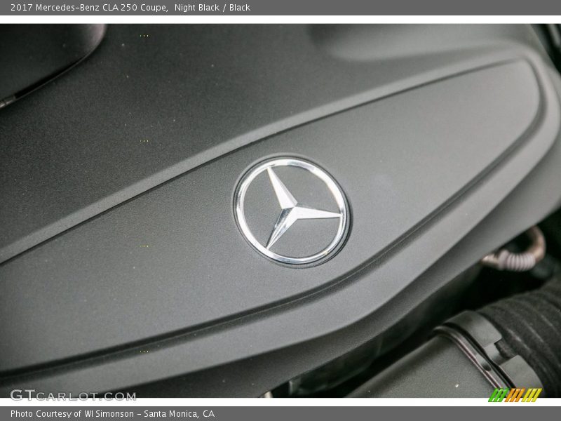 Night Black / Black 2017 Mercedes-Benz CLA 250 Coupe