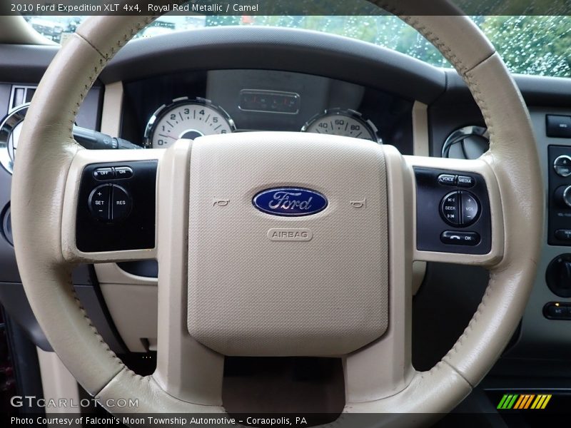 Royal Red Metallic / Camel 2010 Ford Expedition XLT 4x4