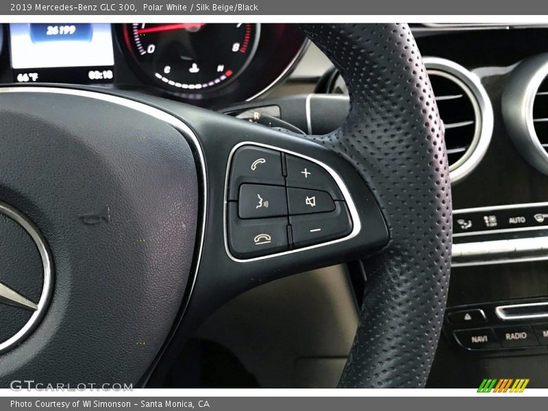 Polar White / Silk Beige/Black 2019 Mercedes-Benz GLC 300
