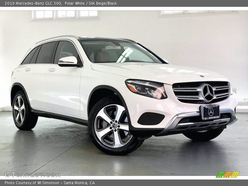 Polar White / Silk Beige/Black 2019 Mercedes-Benz GLC 300