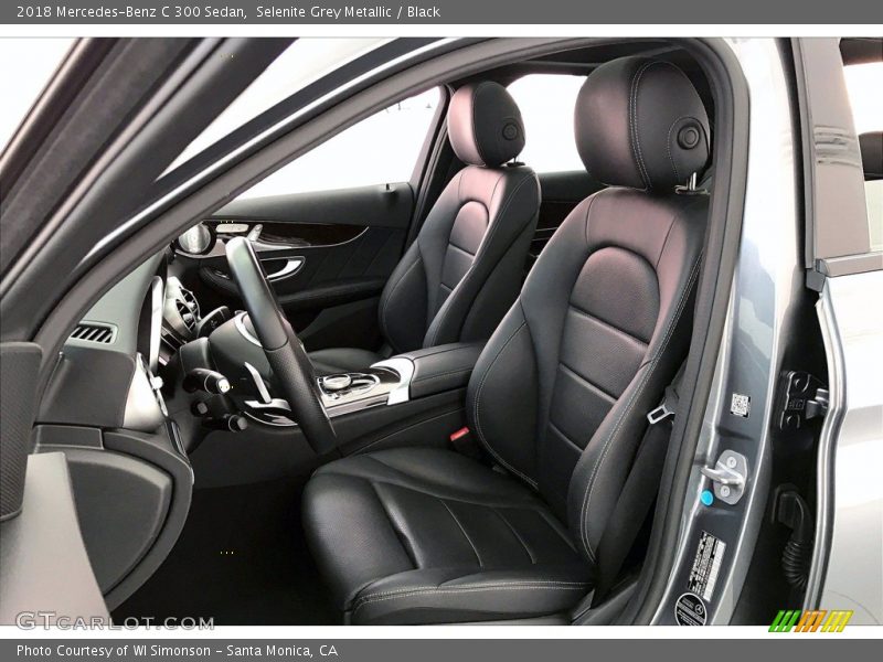 Selenite Grey Metallic / Black 2018 Mercedes-Benz C 300 Sedan