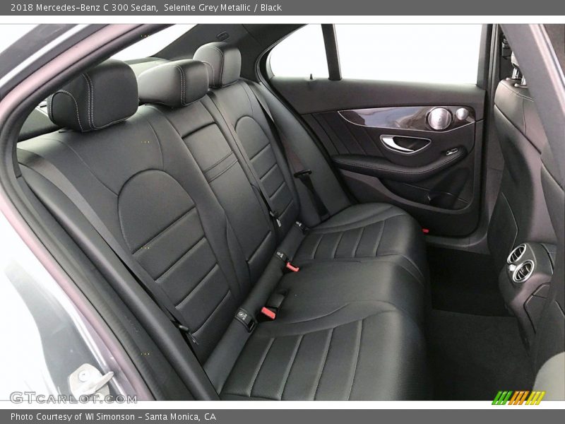 Selenite Grey Metallic / Black 2018 Mercedes-Benz C 300 Sedan