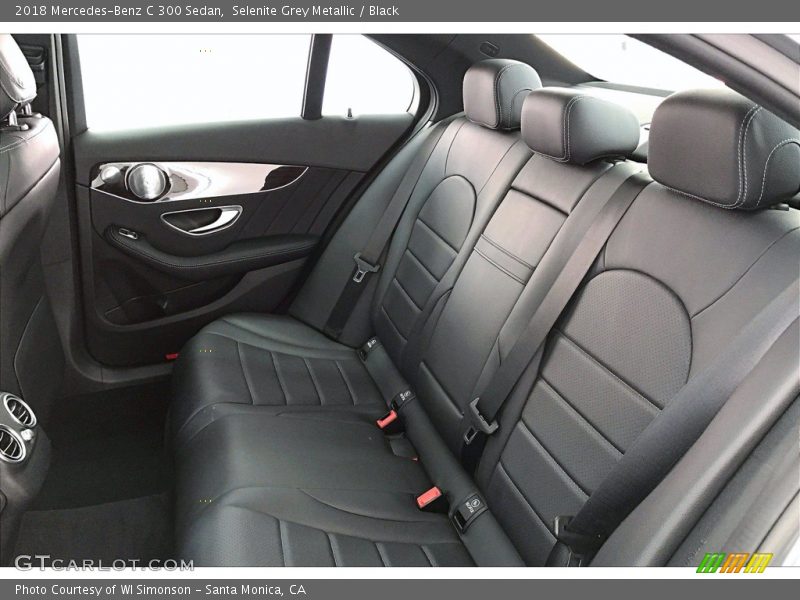 Selenite Grey Metallic / Black 2018 Mercedes-Benz C 300 Sedan