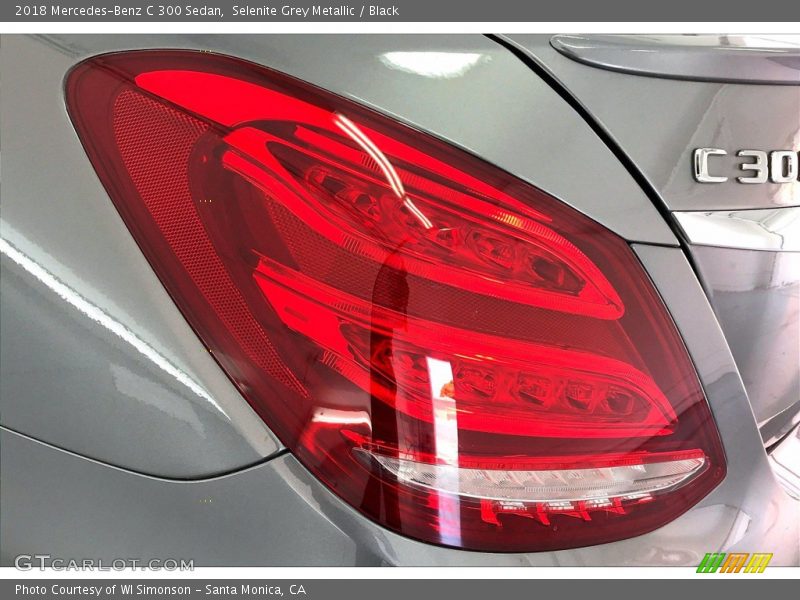 Selenite Grey Metallic / Black 2018 Mercedes-Benz C 300 Sedan