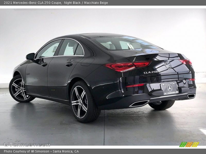 Night Black / Macchiato Beige 2021 Mercedes-Benz CLA 250 Coupe