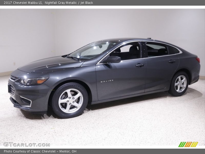 Nightfall Gray Metallic / Jet Black 2017 Chevrolet Malibu LS