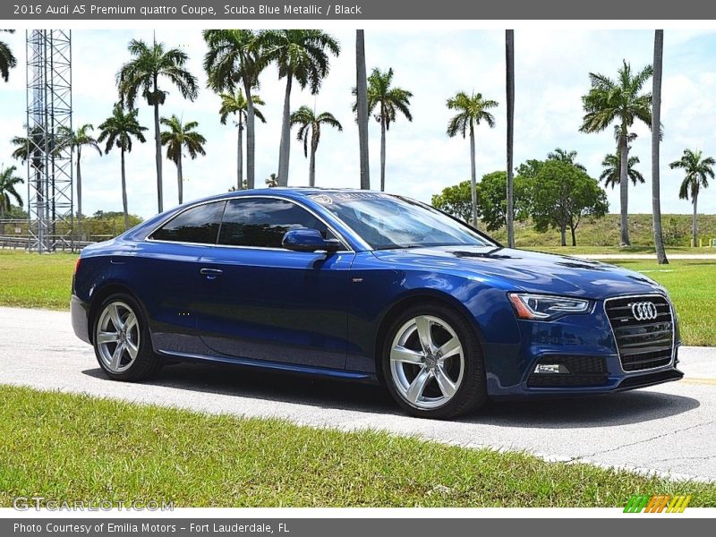  2016 A5 Premium quattro Coupe Scuba Blue Metallic