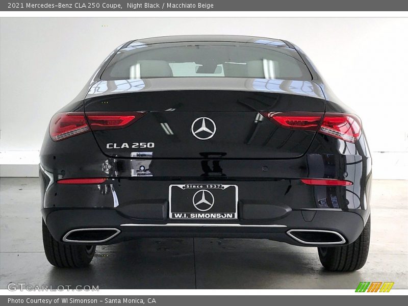 Night Black / Macchiato Beige 2021 Mercedes-Benz CLA 250 Coupe