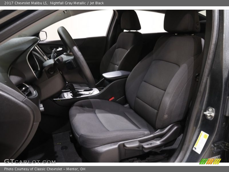 Nightfall Gray Metallic / Jet Black 2017 Chevrolet Malibu LS