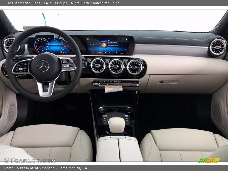 Night Black / Macchiato Beige 2021 Mercedes-Benz CLA 250 Coupe
