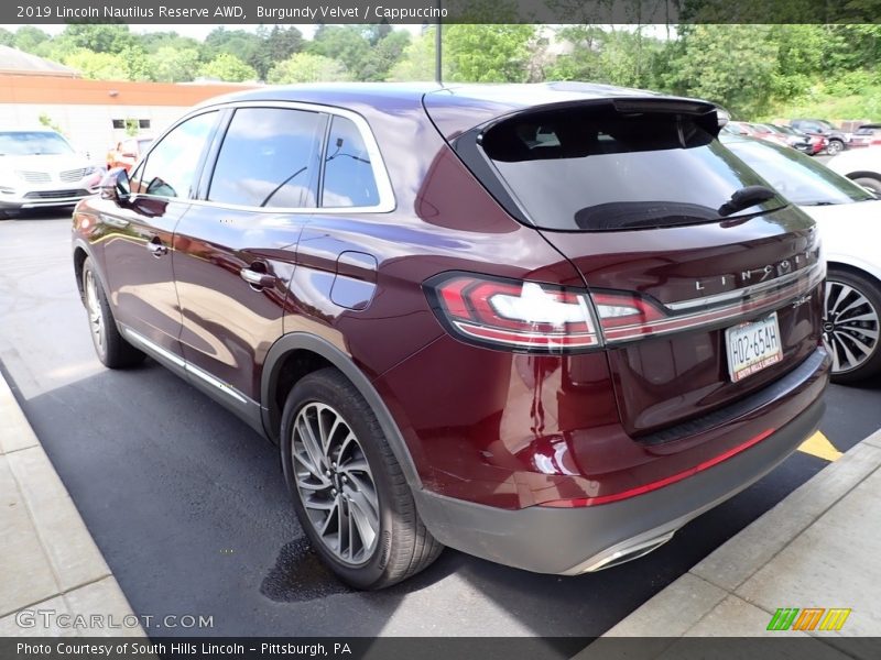 Burgundy Velvet / Cappuccino 2019 Lincoln Nautilus Reserve AWD