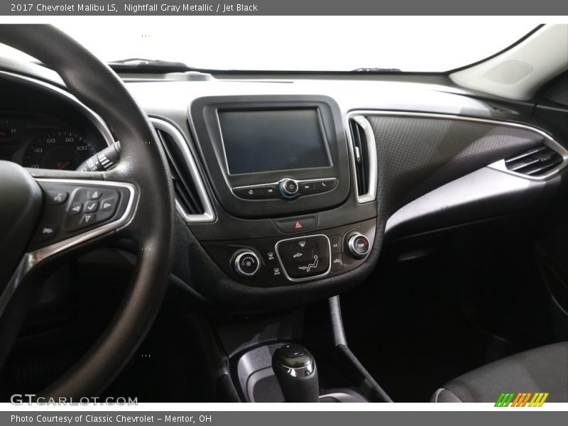 Nightfall Gray Metallic / Jet Black 2017 Chevrolet Malibu LS