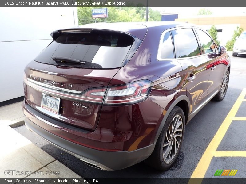 Burgundy Velvet / Cappuccino 2019 Lincoln Nautilus Reserve AWD