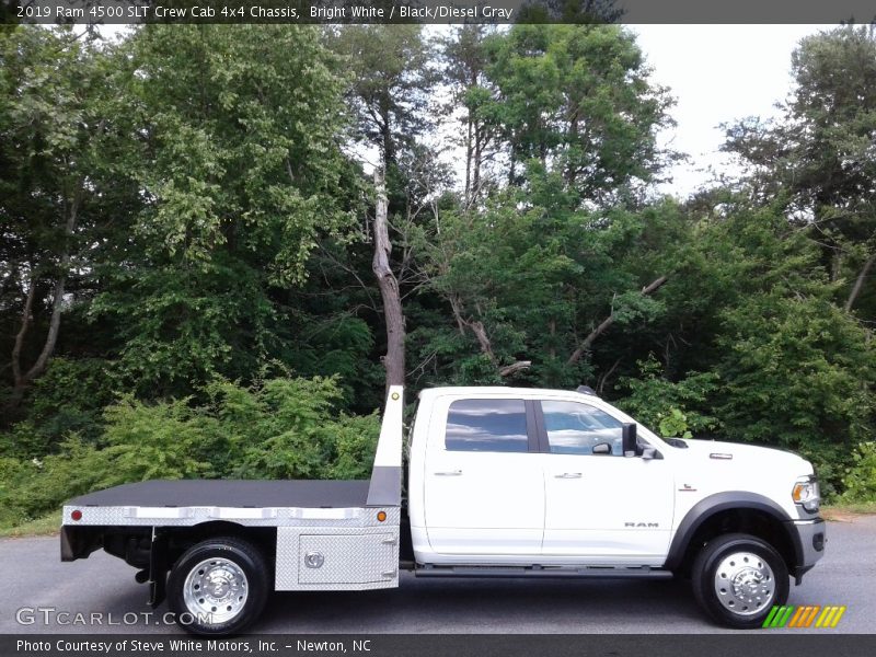 Bright White / Black/Diesel Gray 2019 Ram 4500 SLT Crew Cab 4x4 Chassis