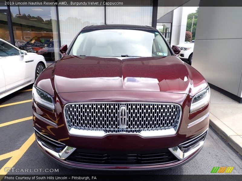 Burgundy Velvet / Cappuccino 2019 Lincoln Nautilus Reserve AWD