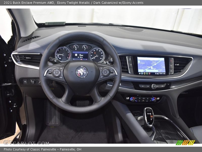 Ebony Twilight Metallic / Dark Galvanized w/Ebony Accents 2021 Buick Enclave Premium AWD