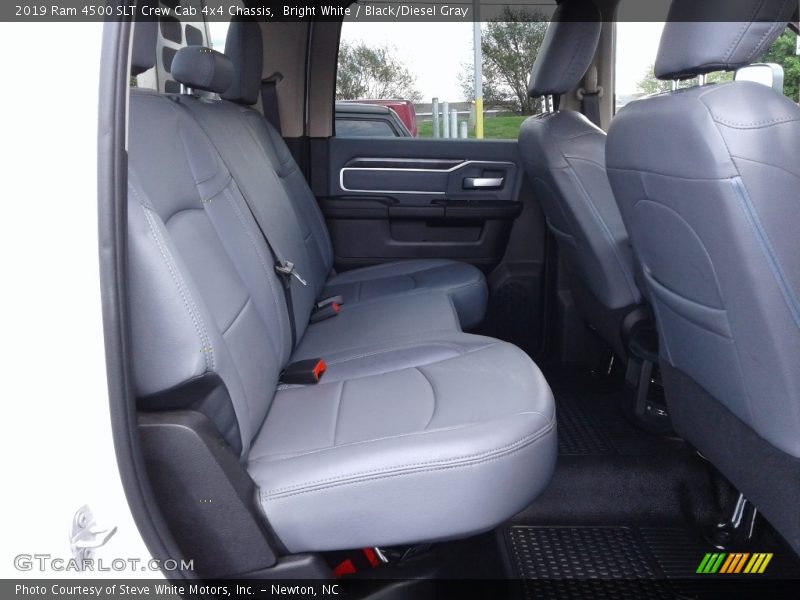 Bright White / Black/Diesel Gray 2019 Ram 4500 SLT Crew Cab 4x4 Chassis
