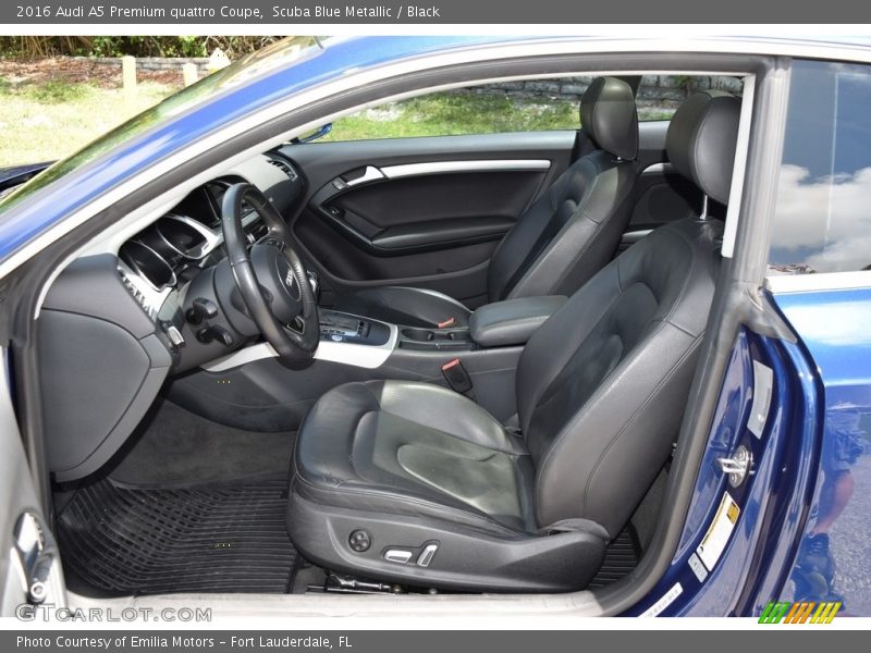  2016 A5 Premium quattro Coupe Black Interior
