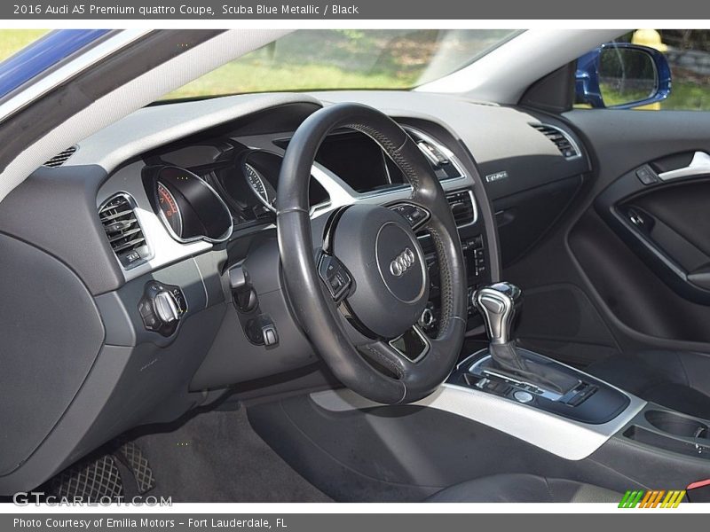 Dashboard of 2016 A5 Premium quattro Coupe