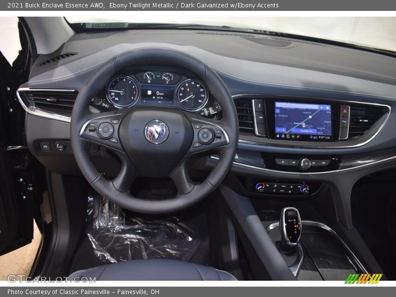 Ebony Twilight Metallic / Dark Galvanized w/Ebony Accents 2021 Buick Enclave Essence AWD