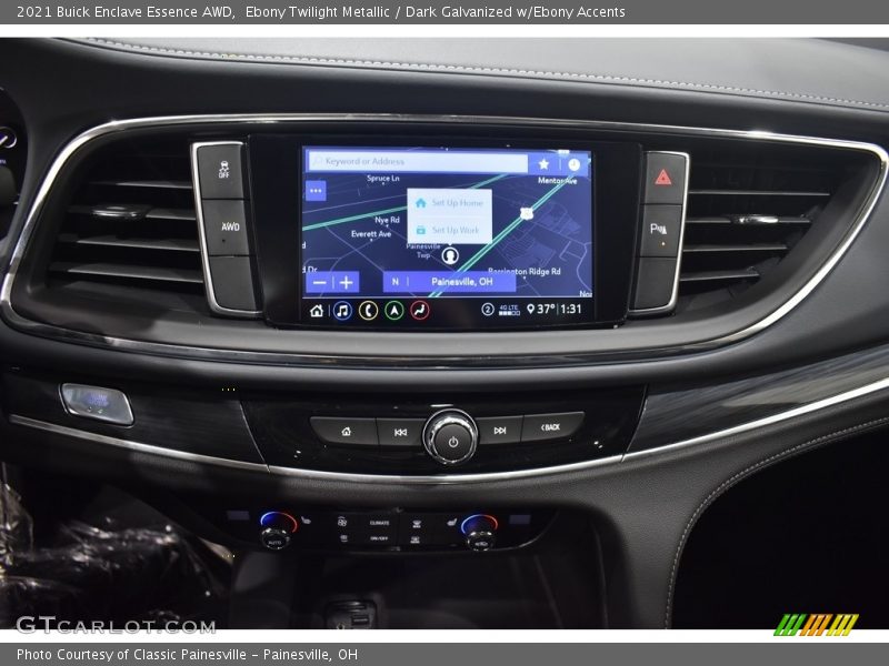 Ebony Twilight Metallic / Dark Galvanized w/Ebony Accents 2021 Buick Enclave Essence AWD