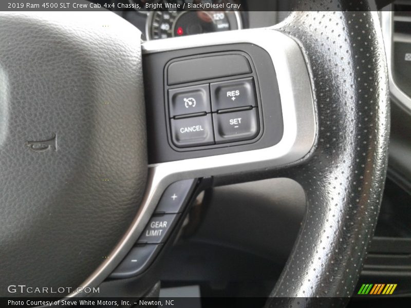 Bright White / Black/Diesel Gray 2019 Ram 4500 SLT Crew Cab 4x4 Chassis