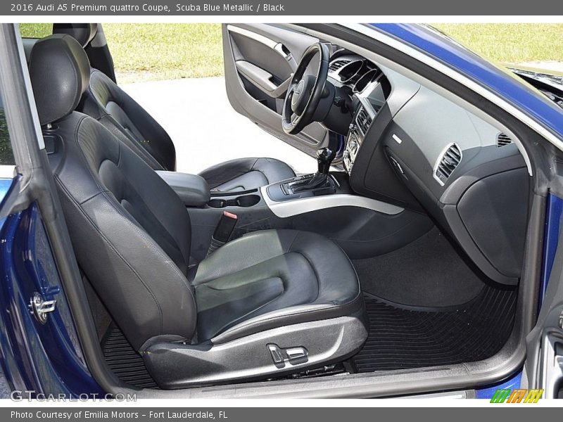 Front Seat of 2016 A5 Premium quattro Coupe