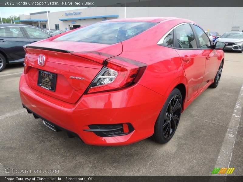 Rallye Red / Black 2021 Honda Civic Sport Sedan