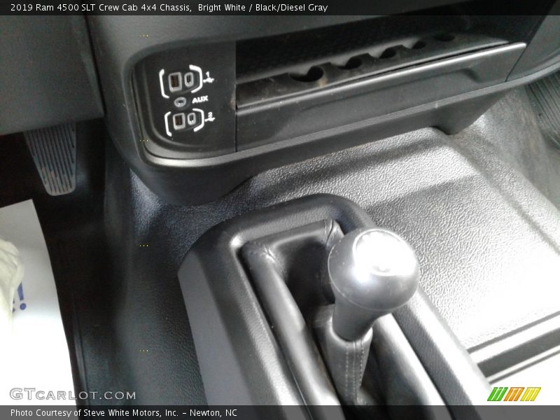 Bright White / Black/Diesel Gray 2019 Ram 4500 SLT Crew Cab 4x4 Chassis