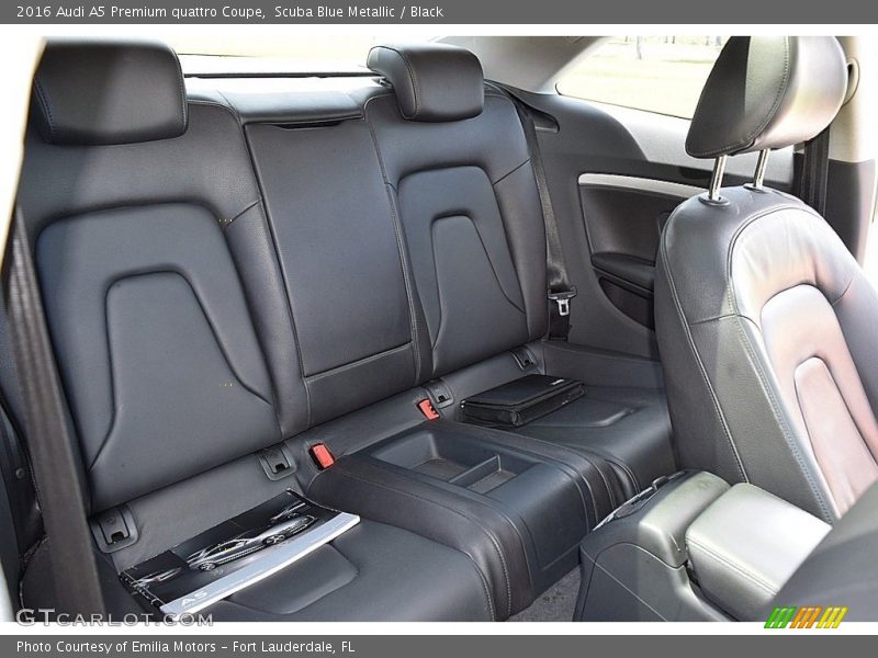 Rear Seat of 2016 A5 Premium quattro Coupe
