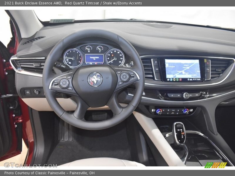 Red Quartz Tintcoat / Shale w/Ebony Accents 2021 Buick Enclave Essence AWD