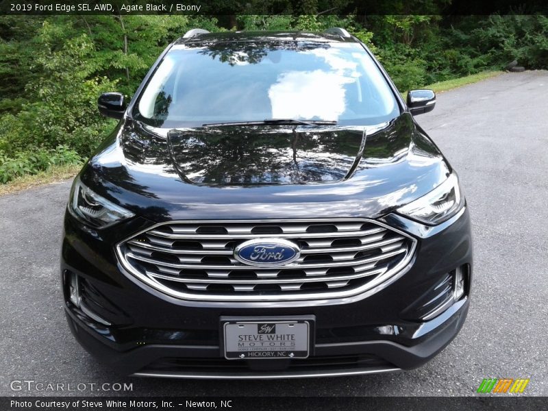 Agate Black / Ebony 2019 Ford Edge SEL AWD