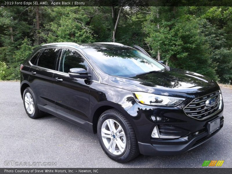 Agate Black / Ebony 2019 Ford Edge SEL AWD