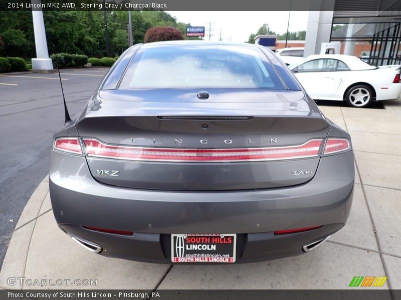 Sterling Gray / Charcoal Black 2014 Lincoln MKZ AWD