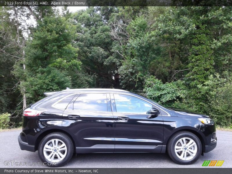 Agate Black / Ebony 2019 Ford Edge SEL AWD