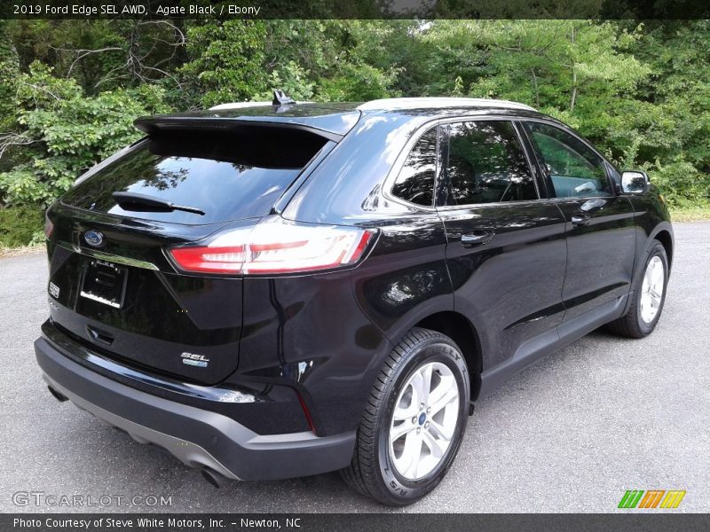 Agate Black / Ebony 2019 Ford Edge SEL AWD