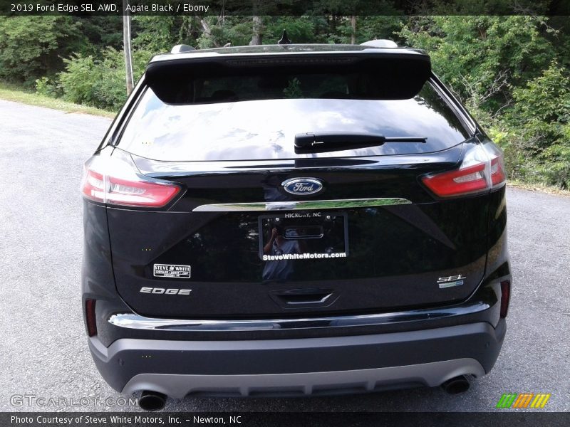 Agate Black / Ebony 2019 Ford Edge SEL AWD