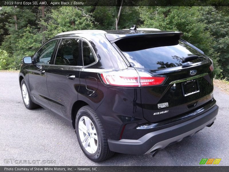 Agate Black / Ebony 2019 Ford Edge SEL AWD