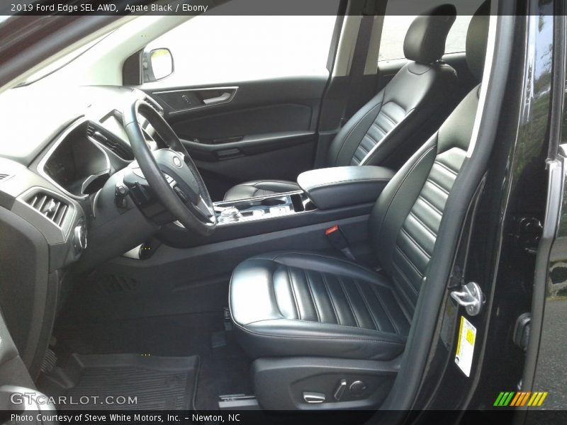 Agate Black / Ebony 2019 Ford Edge SEL AWD