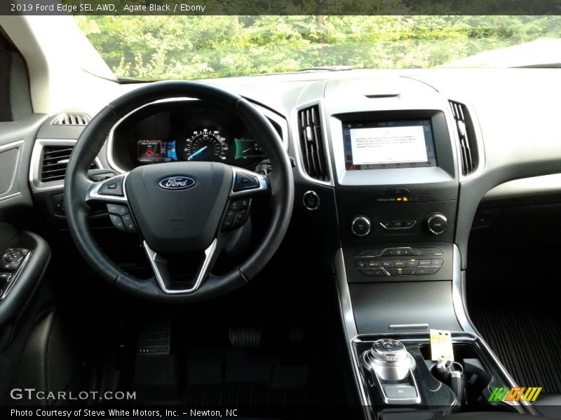 Agate Black / Ebony 2019 Ford Edge SEL AWD