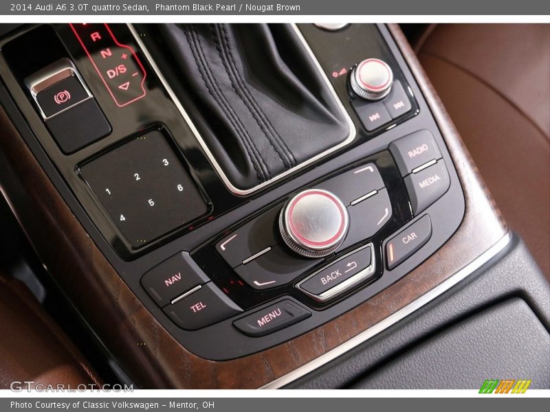Phantom Black Pearl / Nougat Brown 2014 Audi A6 3.0T quattro Sedan