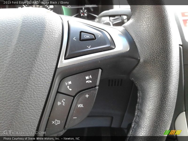 Agate Black / Ebony 2019 Ford Edge SEL AWD