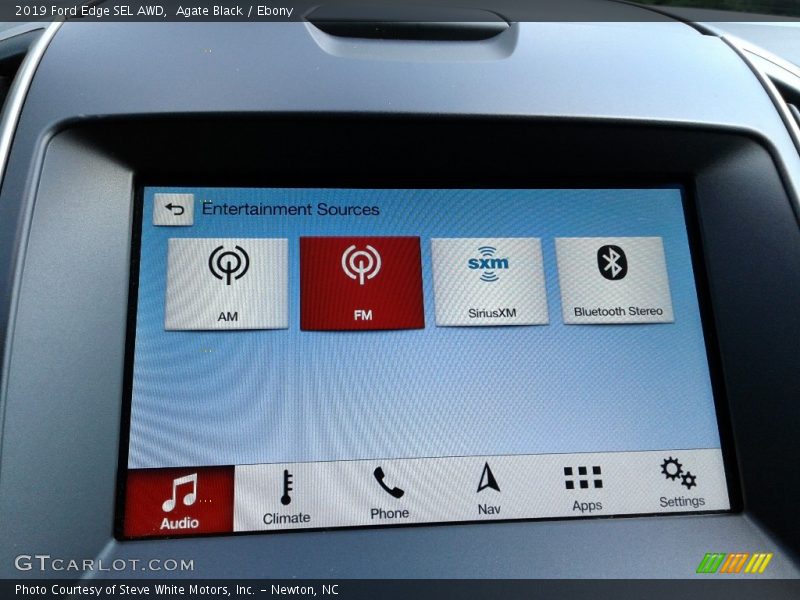 Agate Black / Ebony 2019 Ford Edge SEL AWD