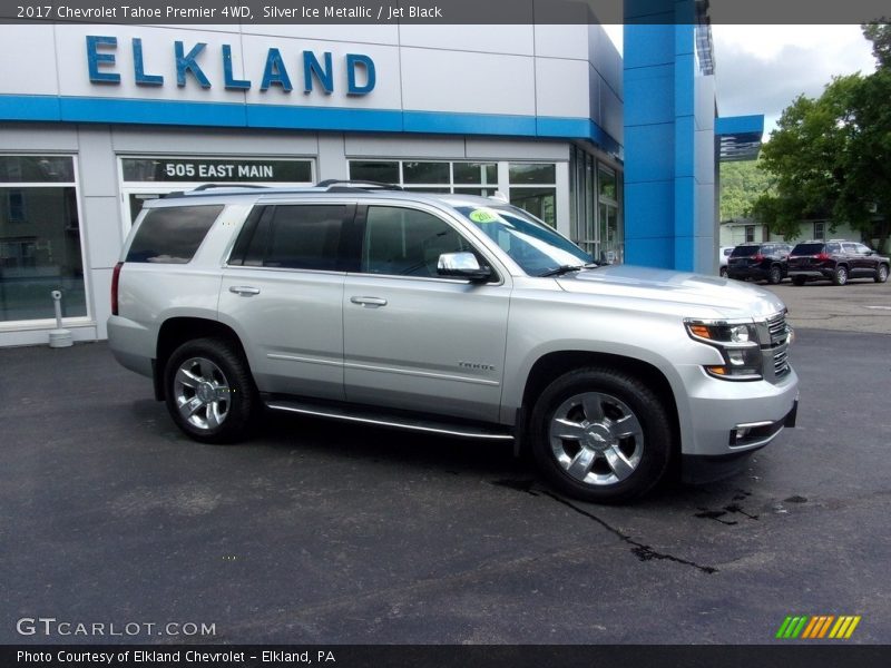 Silver Ice Metallic / Jet Black 2017 Chevrolet Tahoe Premier 4WD