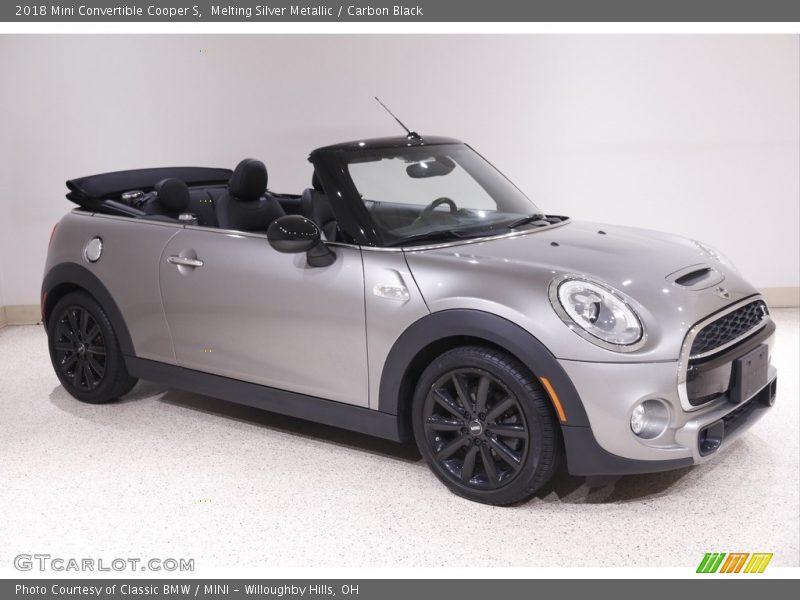 Melting Silver Metallic / Carbon Black 2018 Mini Convertible Cooper S