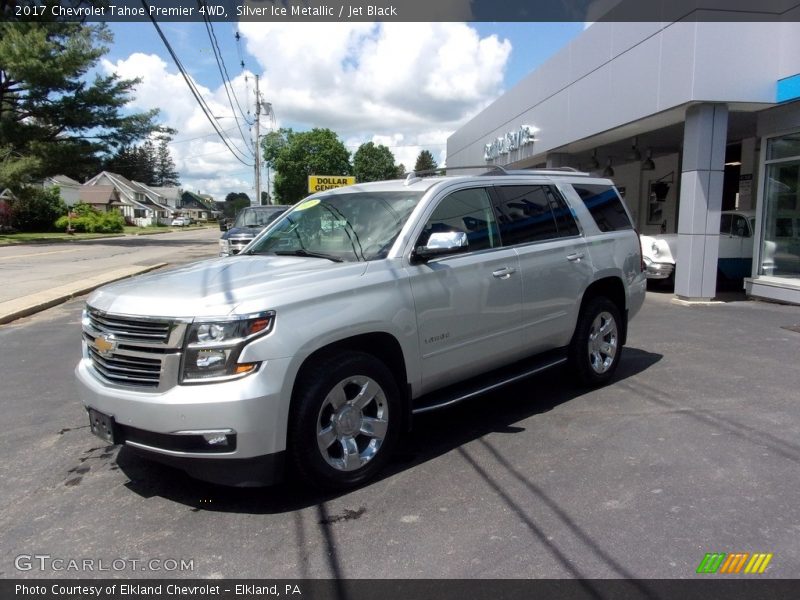 Silver Ice Metallic / Jet Black 2017 Chevrolet Tahoe Premier 4WD
