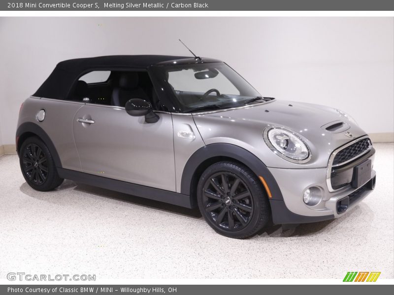 Melting Silver Metallic / Carbon Black 2018 Mini Convertible Cooper S