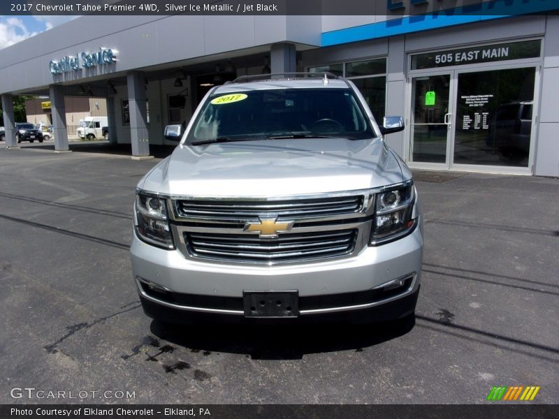 Silver Ice Metallic / Jet Black 2017 Chevrolet Tahoe Premier 4WD